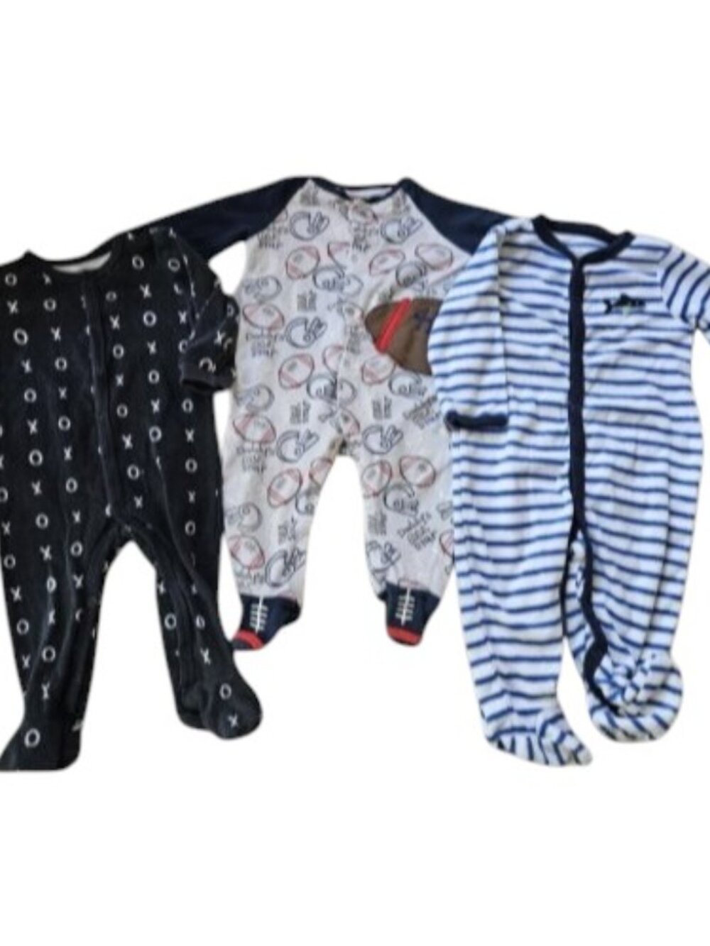 PETITLEM CARTERS Lot of One Piece Romper Sleeper Pajamas Boys Size 9 months
